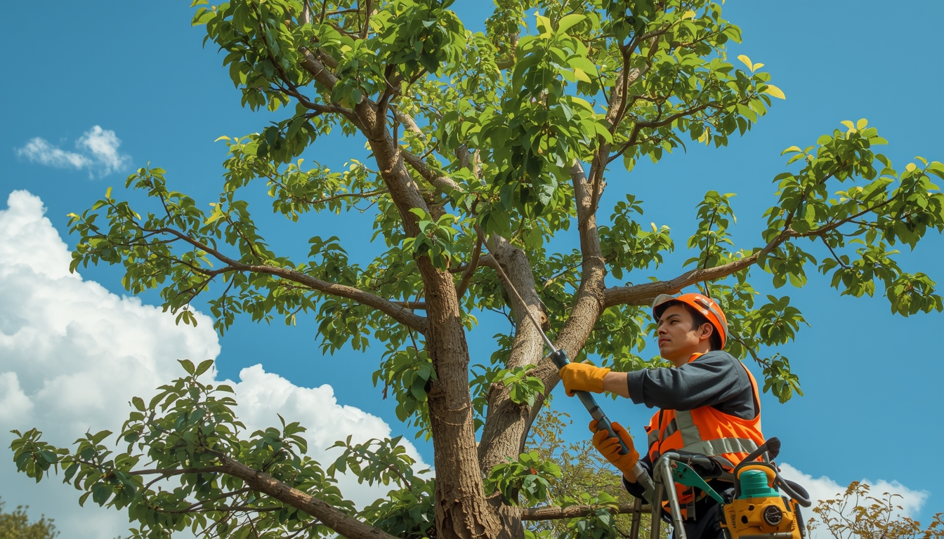 Professional tree trimming service by Slexironshon
